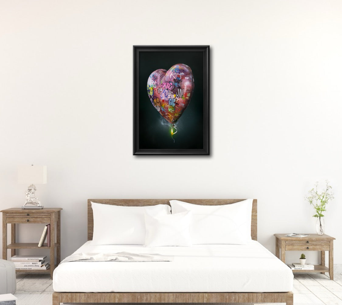 BURNING LOVE - AFFICHE PREMIUM - OPEN EDITION