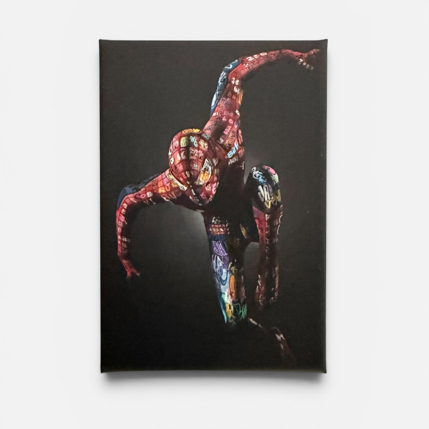 Magnet rigide Spiderman graffiti street art Peter Marker Onemizer