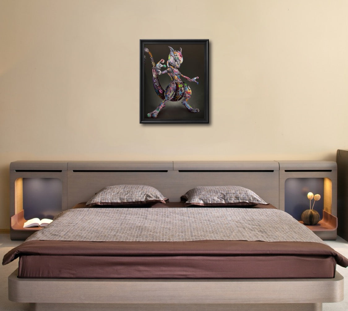 💜 “Mewtwo much” 💜 Art poster