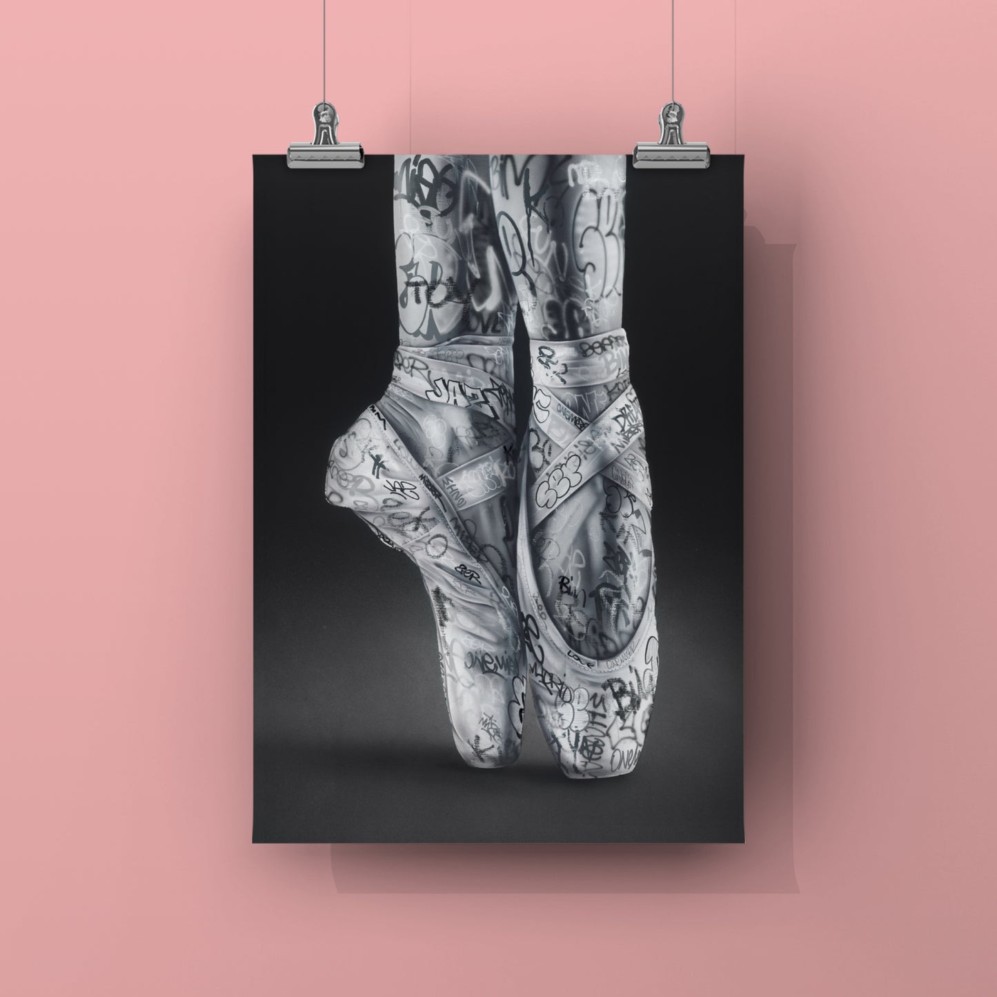 “LE TAG DES CYGNES” - ONEMIZER - POSTER OPEN EDITION - 19.7 x 27.6 inches.