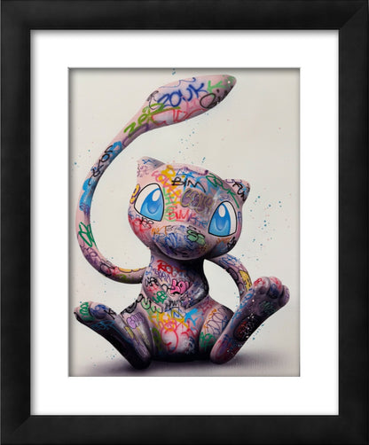 🩷 « Mew school » 🩷 Affiche d’art