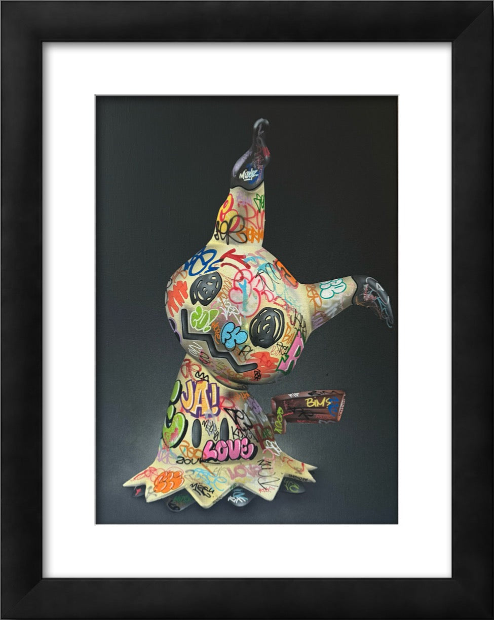 ⚡️ « Mimicute » ⚡️ Affiche d’art