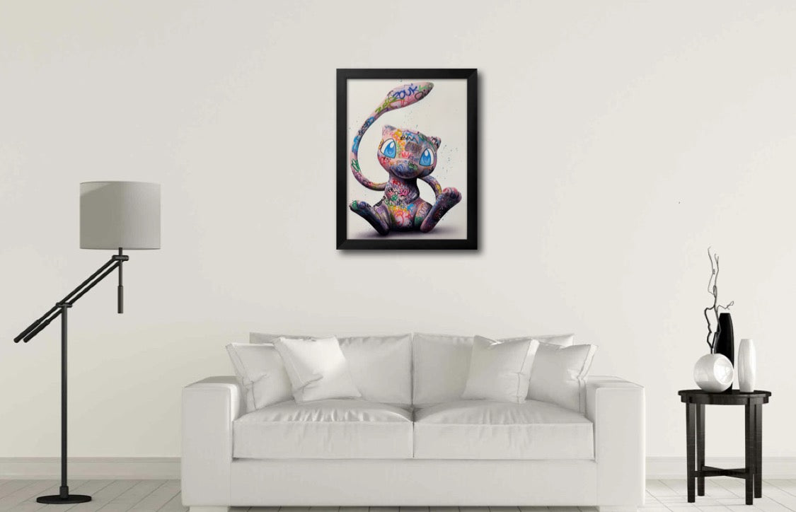 🩷 "Mew School" 🩷 Art Poster