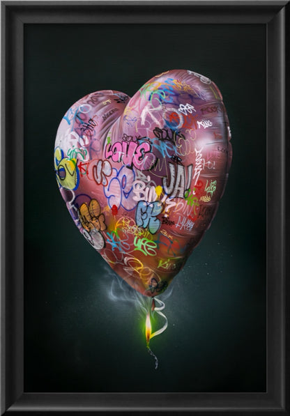 BURNING LOVE - AFFICHE PREMIUM - OPEN EDITION