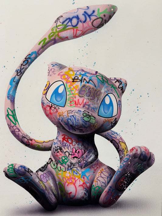 🩷 « Mew school » 🩷 Affiche d’art