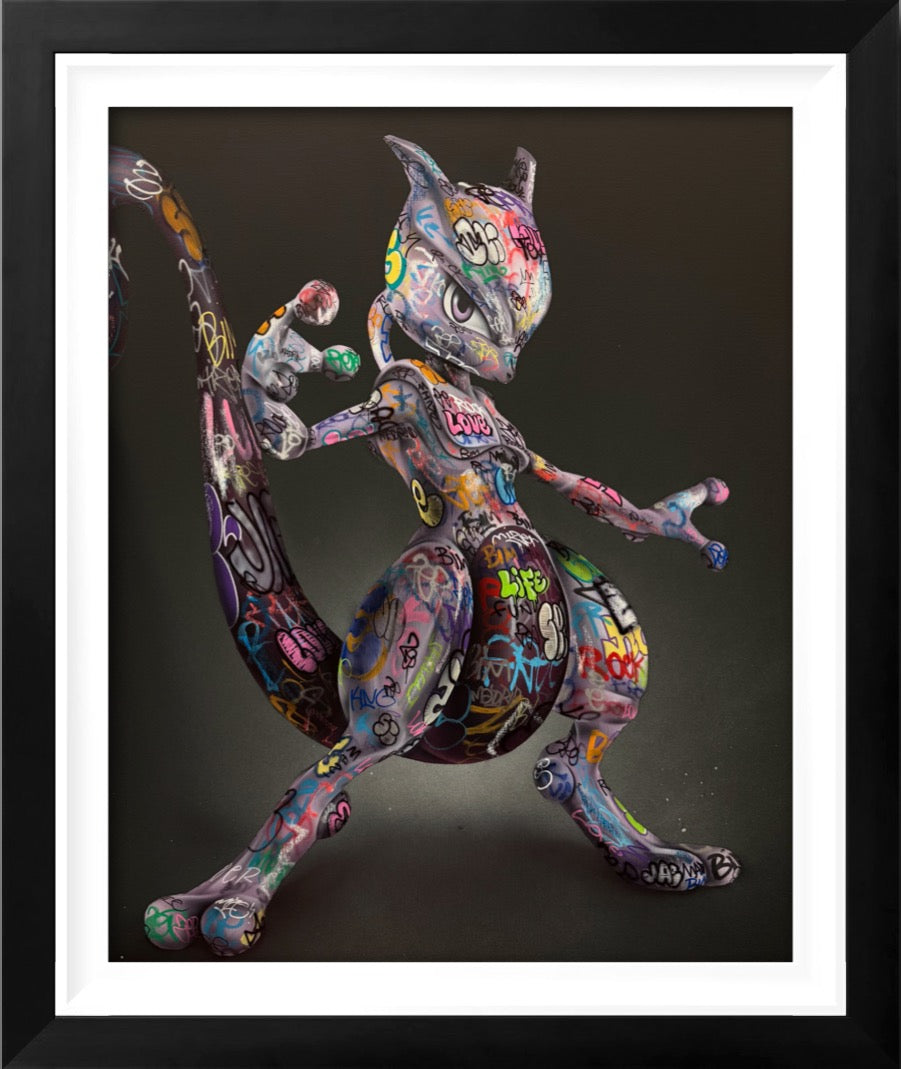 💜 « Mewtwo much » 💜 Affiche d’art