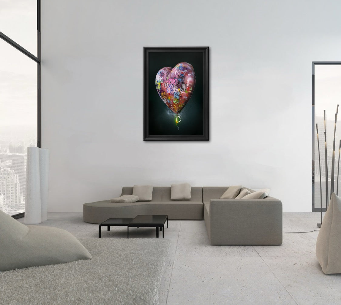 BURNING LOVE - AFFICHE PREMIUM - OPEN EDITION