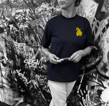 T-shirt "Moonlight". Coupe oversize, unisexe. Coton biologique 240g/m2