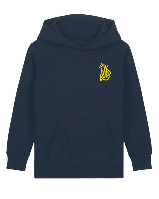 Sweat Kids "Up" B/Y ! 100% Coton biologique, 300 g/m2