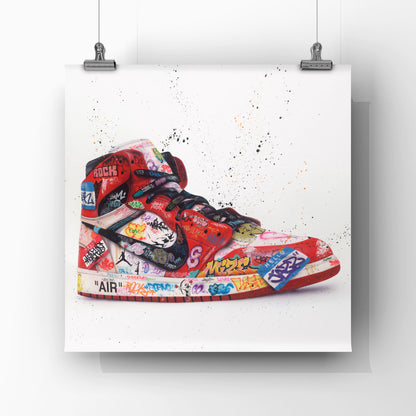 "Nike Sam Air" - Art Poster