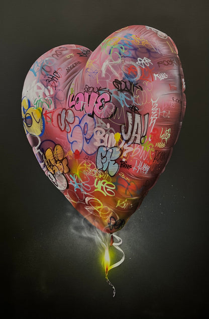 ❤️‍🔥 Burning love ❤️‍🔥 Affiche d’art