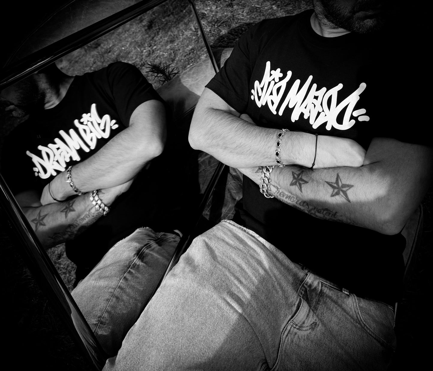 T-Shirt "Dream big" - Edition limitée ! Coupe oversize, unisexe. Coton biologique 240g/m2