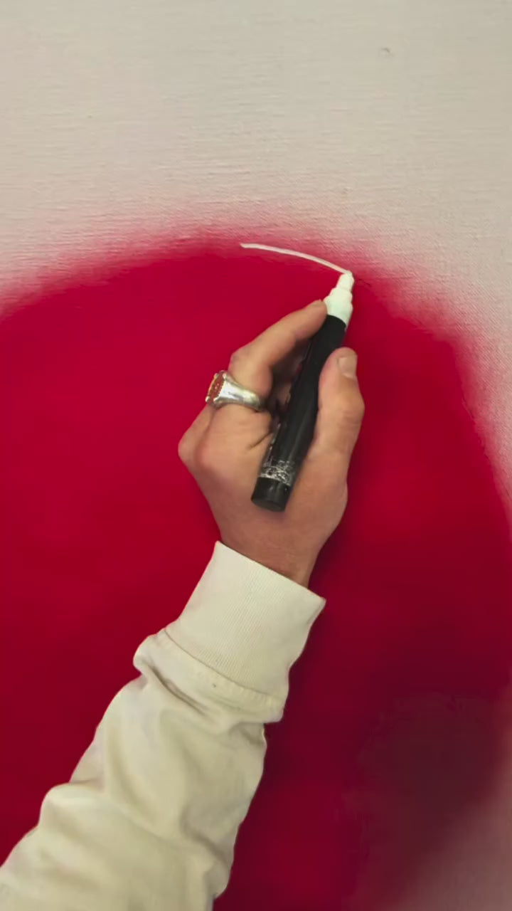 Charger la vidéo : Making off de l&#39;oeuvre originale Burning love