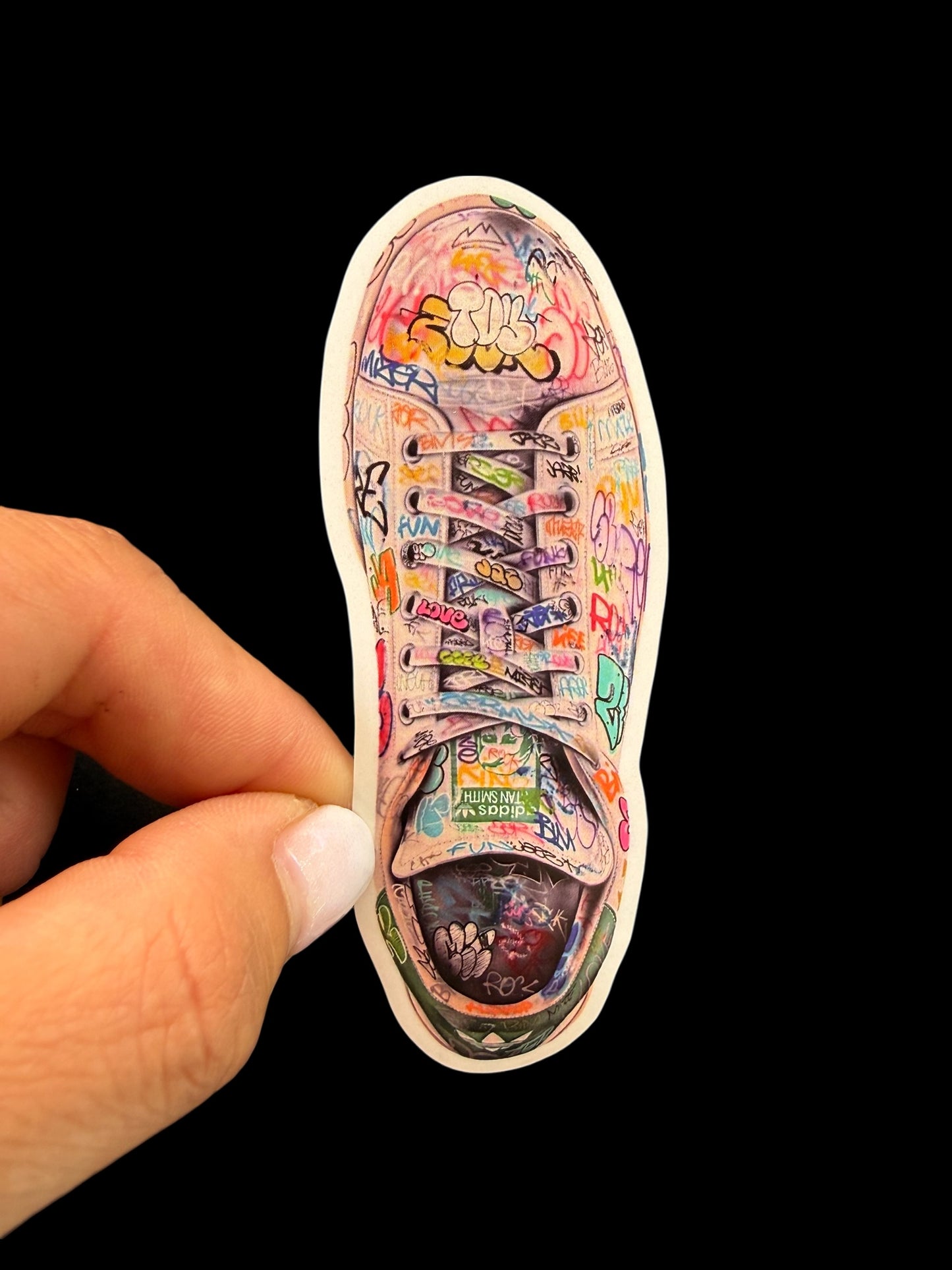 Sticker vinyle sneaker graffiti street art Stan Onemizer